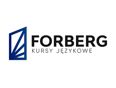 FORBERG - Language School Logo branding design flat illustration illustrator logo minimal vector web