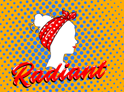 Radiant church design church logo photoshop pop art