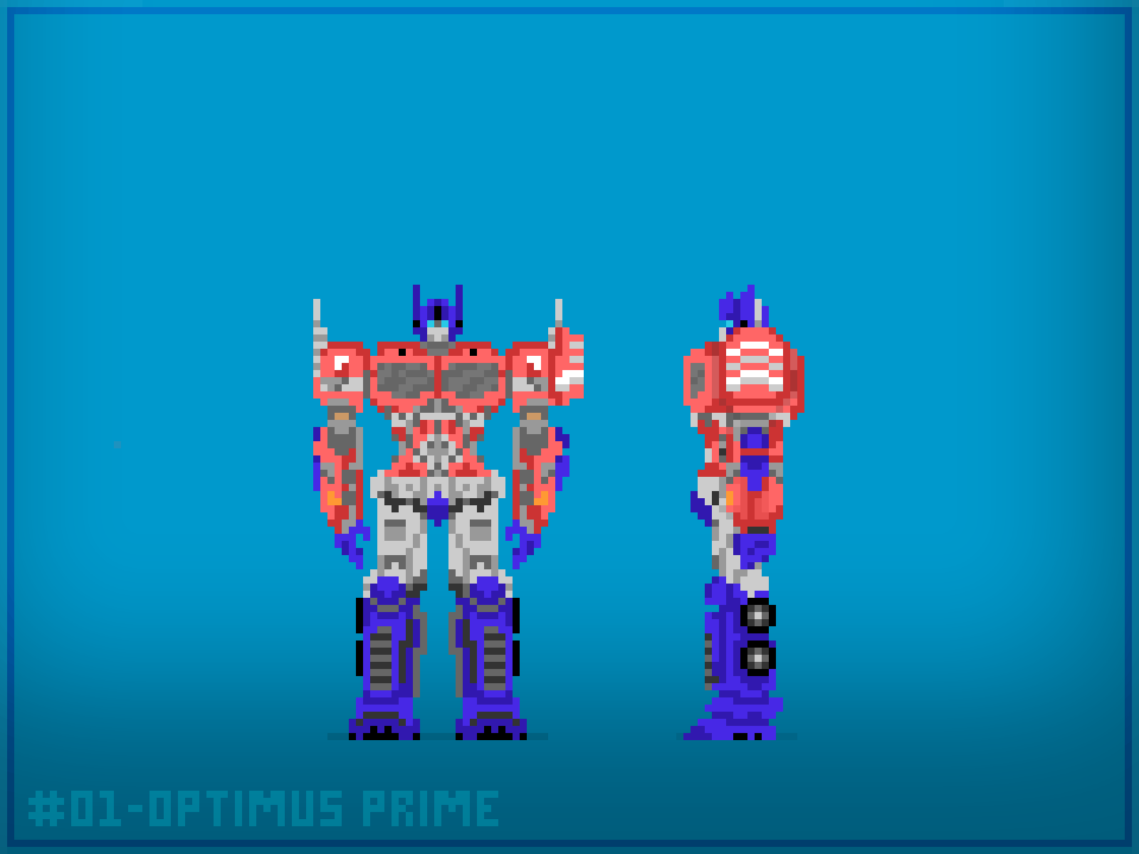 01 Optimus Prime By Connell Makepeace On Dribbble 