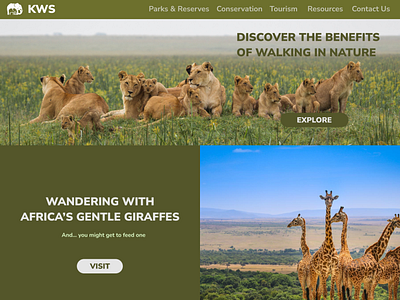 KWS Landing Page Redesign Concept