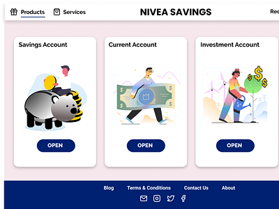 NIVEA SACCO Products Design Concept branding design illustration minimal payment app typography ui ui design ux ux design