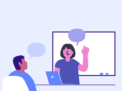 Illustration: Working together remotely design design interview designer designinterview illustration interview interview illustration interview tips interviews job searching lyft lyft design product design product designer ux design interview uxdesign