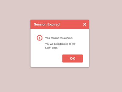 facebook session expired notification