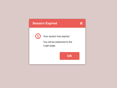 Session Expired session time