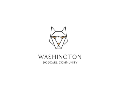 Washington Dogcare Community Logo creative logo dog dog community logo dog hill logo dog lineart logo dogcare fierce dog logo geometric logo husky dog logo lineart logo logo design inspiration 2020 minimalist logo mountain dog logo mountain logo pet care logo pet community logo washington logo