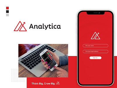 Analytica Logo for Data Analytic Software and App