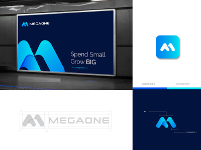 Megaone a1 logo design app logo big data company big data provider company data analytics company data clustering data logo data store company gradient logo logodesign m logo m logo design m1 logo design marketing company modern logo saas logo tech company