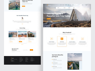Freebird- Website Design / Landing Page Design