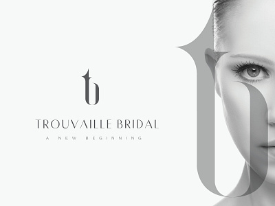 Trouvaille Bridal Logo - Jewelry Logo b logo black and white logo brand identity design bridal logo diamond shop logo e commerce logo e letter logo feminine logo gold shop logo grey logo jewelry logo logo design logo designer luxury branding luxury logo minimalist logo online jewelry shop logo ornaments logo tb logo top logo designers dribbble