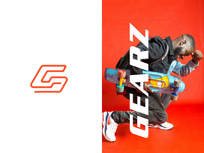 Gearz Logo and Brand Identity - Skateboard Logo