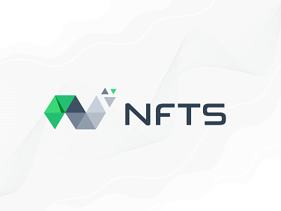 NFTS Logo - Logo for NFT Marketplace app logo bran brand identity branding branding agency digital asset logo green grey logo logodesign modern logo n logo nft nft marketplace logo nft product logo nfts tech logo