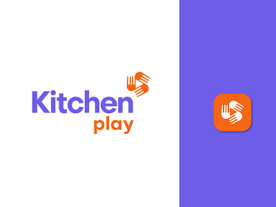 Kitchen Play - Home Made Cooking Platform/App logo and Branding
