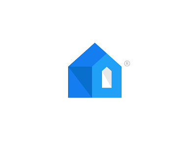 Simple - Home maintenance / SAAS app logo 3d home logo app logo blue brand identity branding branding agency home app logo home maintenance app logo home service app logo logo logodesign minimal modern home logo modern logo