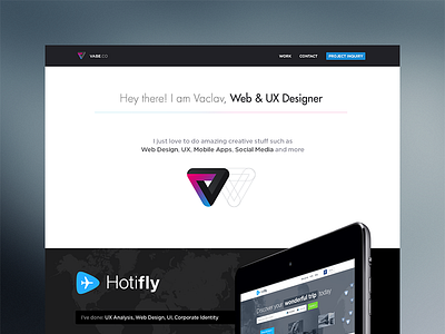 New Portfolio concept designer identity portfolio redesign ux website wip