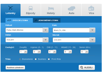 Letuska.cz - UI