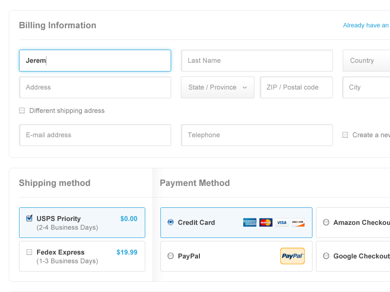 Checkout by Vaclav Bedrich on Dribbble