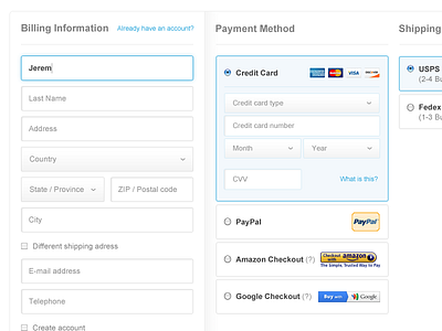 Column Checkout