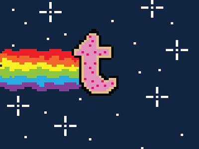 Nyan Tumblr adobe illustrator adobe photoshop graphic design icon illustration logo