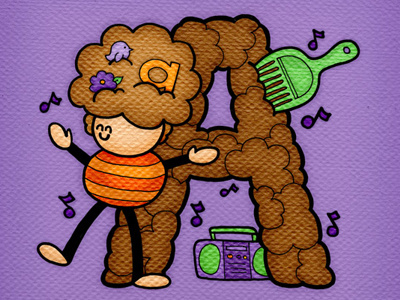 A is for Afro!