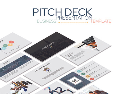 Pitch Deck design branding corporate presentation graphic design presentation design