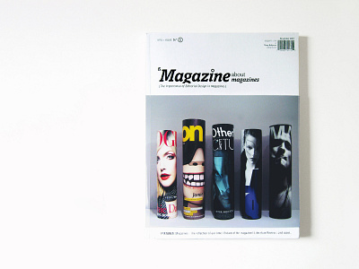 a Magazine about magazines magazine cover magazine design