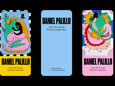 Daniel Palillo exhibition identity