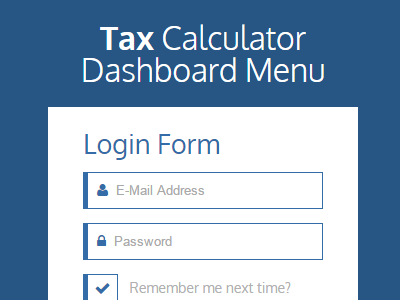 Login To Dashboard flat form login register signin signup ui