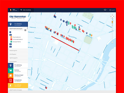 Shop analyst dashboard admin dashboard map stockholm stores sweden