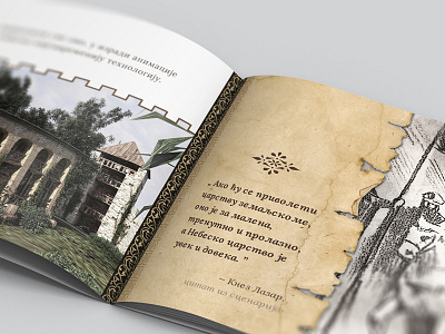 Prince Lazar Movie - booklet booklet concept historical history lazar medieval movie print