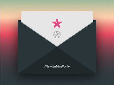 Let's ball! :) draft dribbble envelope free invitation invite mail player prospect wolfy