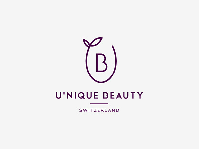 Unique Beauty v1 beauty cosmetics elegant graphic logo minimalistic monoline swiss ub unique