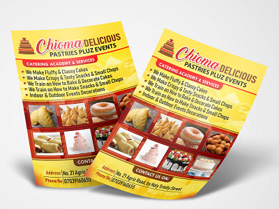 CAKE SHOP FLYER DESIGN branding cake shop coreldraw design graphicdesign photoshop