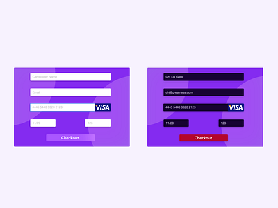 Daily UI 002 (Credit Card Checkout)