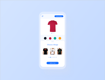 Daily UI (Customize Product) customize product dailyui shirt t shirt ui ux