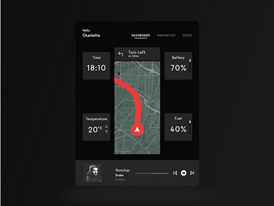 Daily UI 034 (Car Interface)