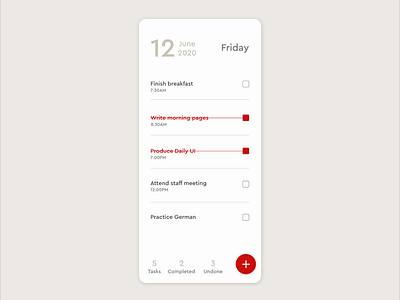 Daily UI 042 (Todo List)