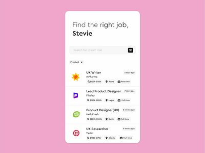 Daily UI 050 (Job Listing)