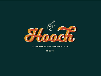 Hooch beer booze branding caribou creative illustration laura prpich logo