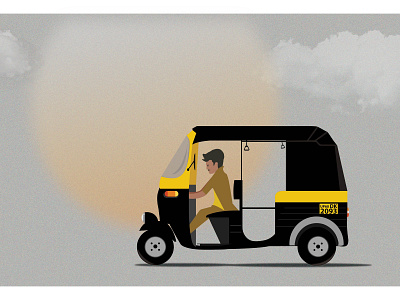 Auto Rickshaw design illustration vector