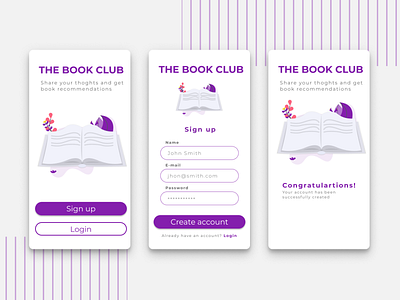 The book club book club dailyui