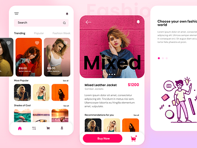 Fashion Product App Concept