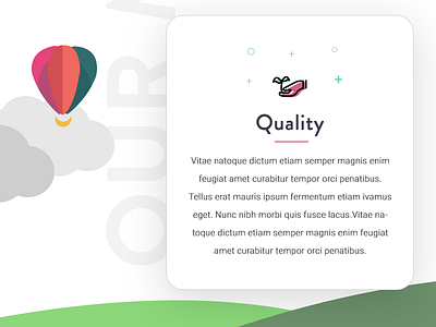 New card design card clean colors flat typography ui ux webdesign