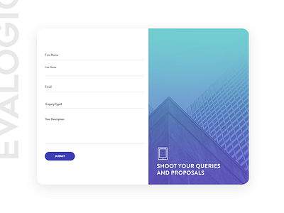 Evalogical Contact Form Design