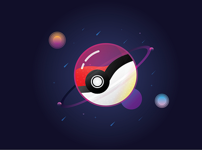 Pokéworld design graphic design illustration pokeball pokemon pokeworld ui vector