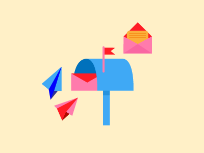 Contact Email Illustration