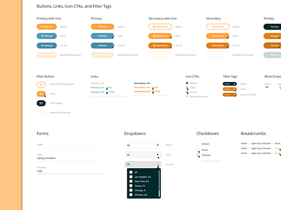 UI Style Guide - Analytics Dashboard