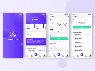 Cryptocoin - App concept