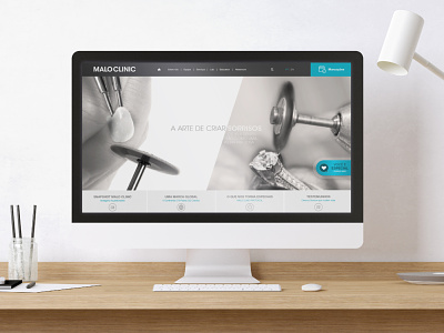 Malo Clinic Website Layout