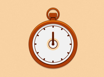 Clock clock design flat flat ui icon illustration interface vector