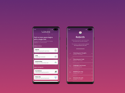 Waves - meditation app
